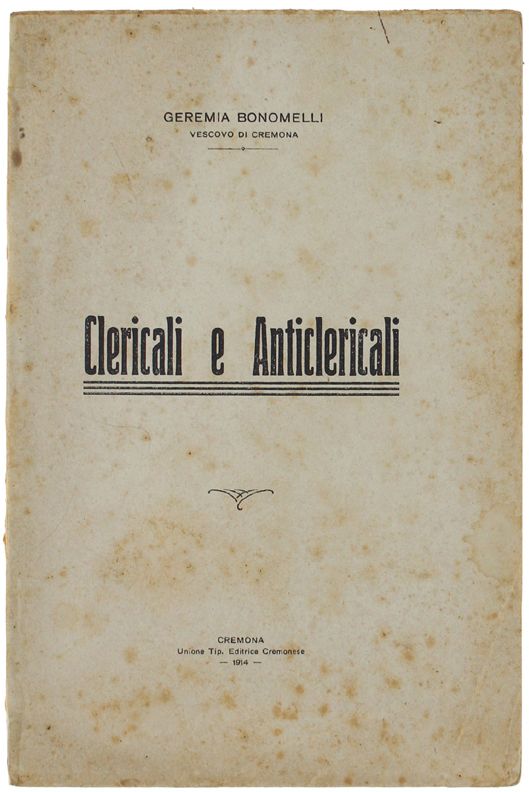 Bergoglio Libri d'Epoca Snc