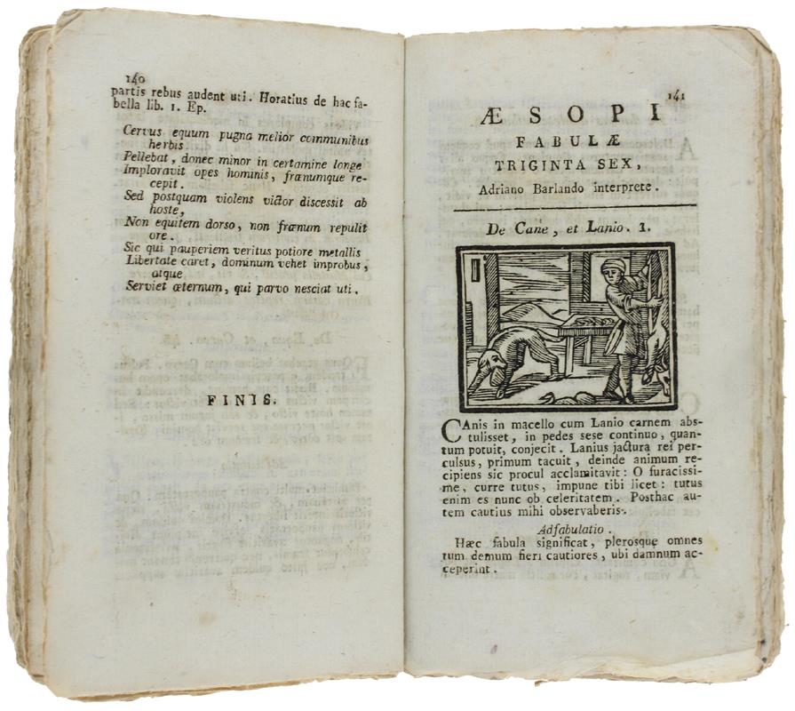 Aesopi Phrygis Et Aliorum Fabulae Quorum Nomina Sequens Pagella Indicabit Elegantissimis Iconibus In Gratiam Studiosae Juventutis Illustratae. Editio Novissima Caeteris Auctior Et Emendatior Cum Indice Locupletissimo