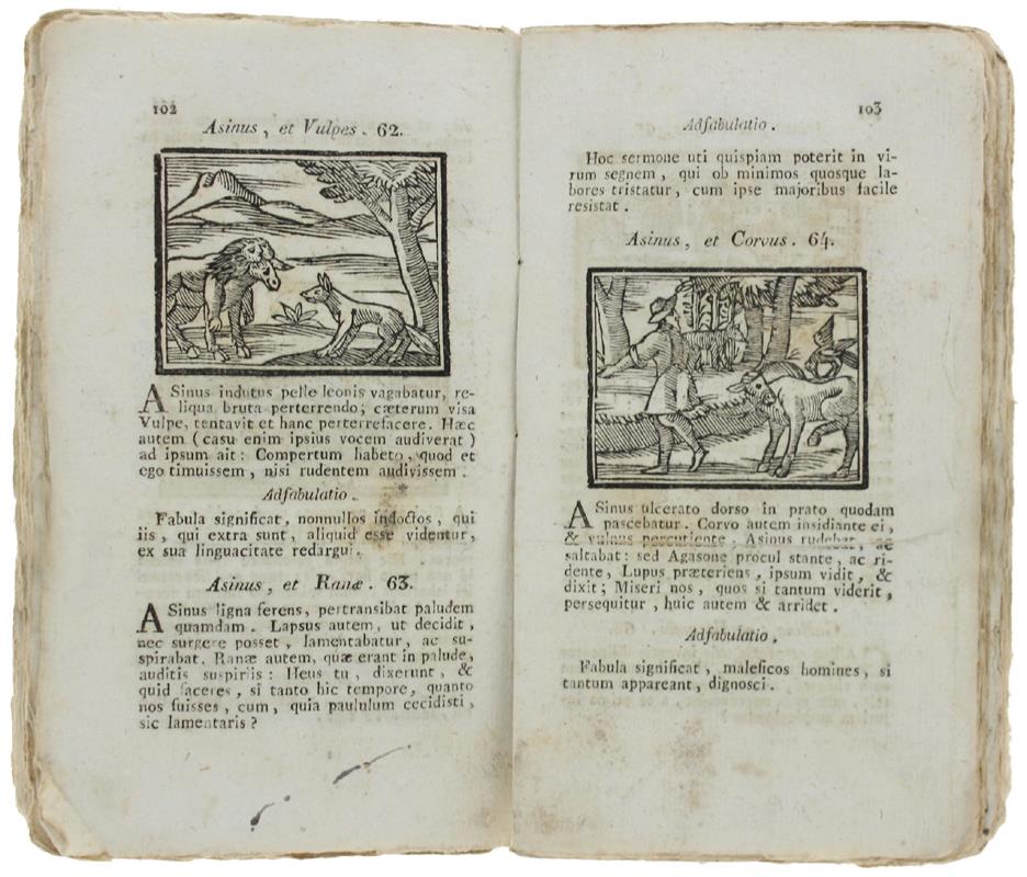Aesopi Phrygis Et Aliorum Fabulae Quorum Nomina Sequens Pagella Indicabit Elegantissimis Iconibus In Gratiam Studiosae Juventutis Illustratae. Editio Novissima Caeteris Auctior Et Emendatior Cum Indice Locupletissimo