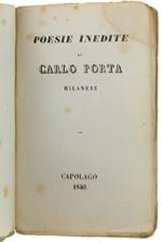 Poesie Inedite Di Carlo Porta Milanese
