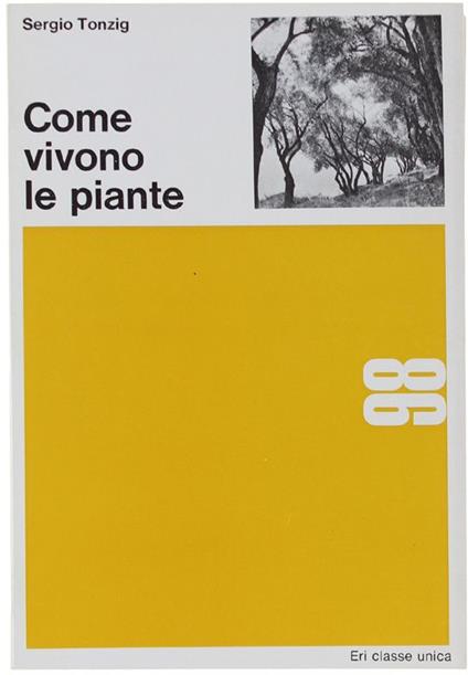 Come Vivono Le Piante - Sergio Tonzig - copertina