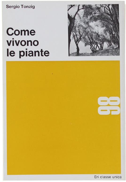 Come Vivono Le Piante - Sergio Tonzig - copertina