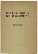 Rassegna Storica Del Risorgimento. Anno Lii - Fascicolo I. Gennaio-Marzo 1965