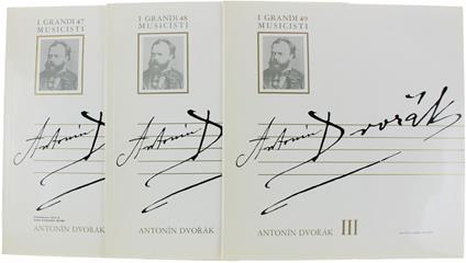 Antonin Dvorak - 3 Dischi Nuovi Nei Fascicoli Nuovi. (Fabbri I Grandi Musicisti N. Musicisti N. 47 - 48 - 49) - Dvorak Antonin - Antonín Dvorak - copertina