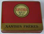 Scatola Vintage Sigarette Egiziane Xanthia Xanthis Freres - 1950