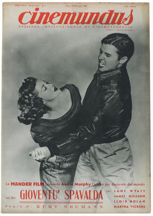Cinemundus N. 7 / 1950: Gioventù Spavalda Con Audie Murphy - copertina