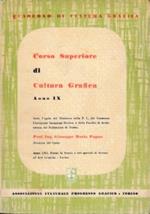 Corso superiore di CULTURA GRAFICA. Anno XV