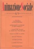 Animazione sociale, n. 8/9 1999 - Autori Vari - copertina
