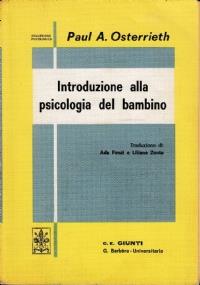 Introduzione alla psicologia del bambino - Paul A. Osterrieth - copertina