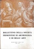 Bollettino della società piemontese di archeologia e di Belle Arti - nuova serie-Anni XXIII-XXIV 1969-1970