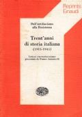 Trent’anni di storia italiana (1915-1945) - copertina