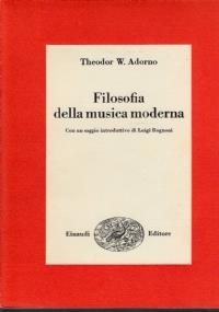 Filosofia della musica moderna - Theodor W. Adorno - copertina