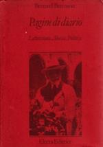 Pagine di diario: letteratura, storia, politica: 1942-1956