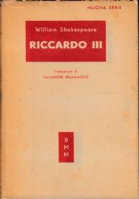Riccardo III. Tragedia in cinque atti - William Shakespeare - copertina