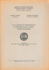 Su un episodio di Salmonellosi da S. typhymurium nella Faraona (Numida meleagridis) - copertina