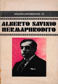 Hermaphrodito - Alberto Savinio - copertina