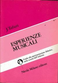 Esperienze Musicali - Johannella Tafuri - copertina