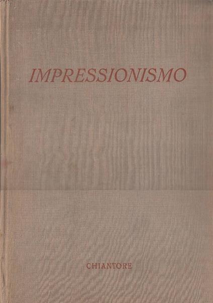 Impressionismo - Carlo Ludovico Ragghianti - copertina