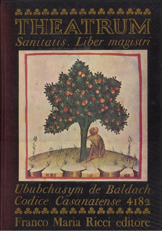 Theatrum Sanitatis. Liber Magistri. Codice Casanatense 4182. Vol 1 - copertina