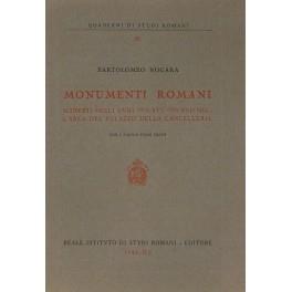 Monumenti romani scoperti negli anni 1938-1939 nell'area del Palazzo della Cancelleria. Con 6 tavole fuori testo - Bartolomeo Nogara - copertina