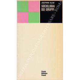 Sociologia dei gruppi - Josephine Klein - copertina