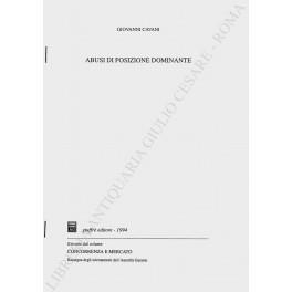 Abusi di posizione dominante - Giovanni Calvani - copertina