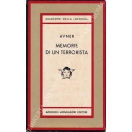 Memorie di un terrorista - Avner - copertina
