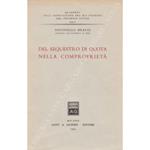 Del sequestro di quota nella comproprietà