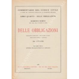 Delle obbligazioni. Obbligazioni alternative. Obbligazioni in solido. Obbligazioni divisibili e indivisibili. Art. 1285-1320 - Domenico Rubino - copertina