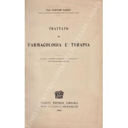 Trattato di farmacologia e terapia - Gaetano Gallino - copertina