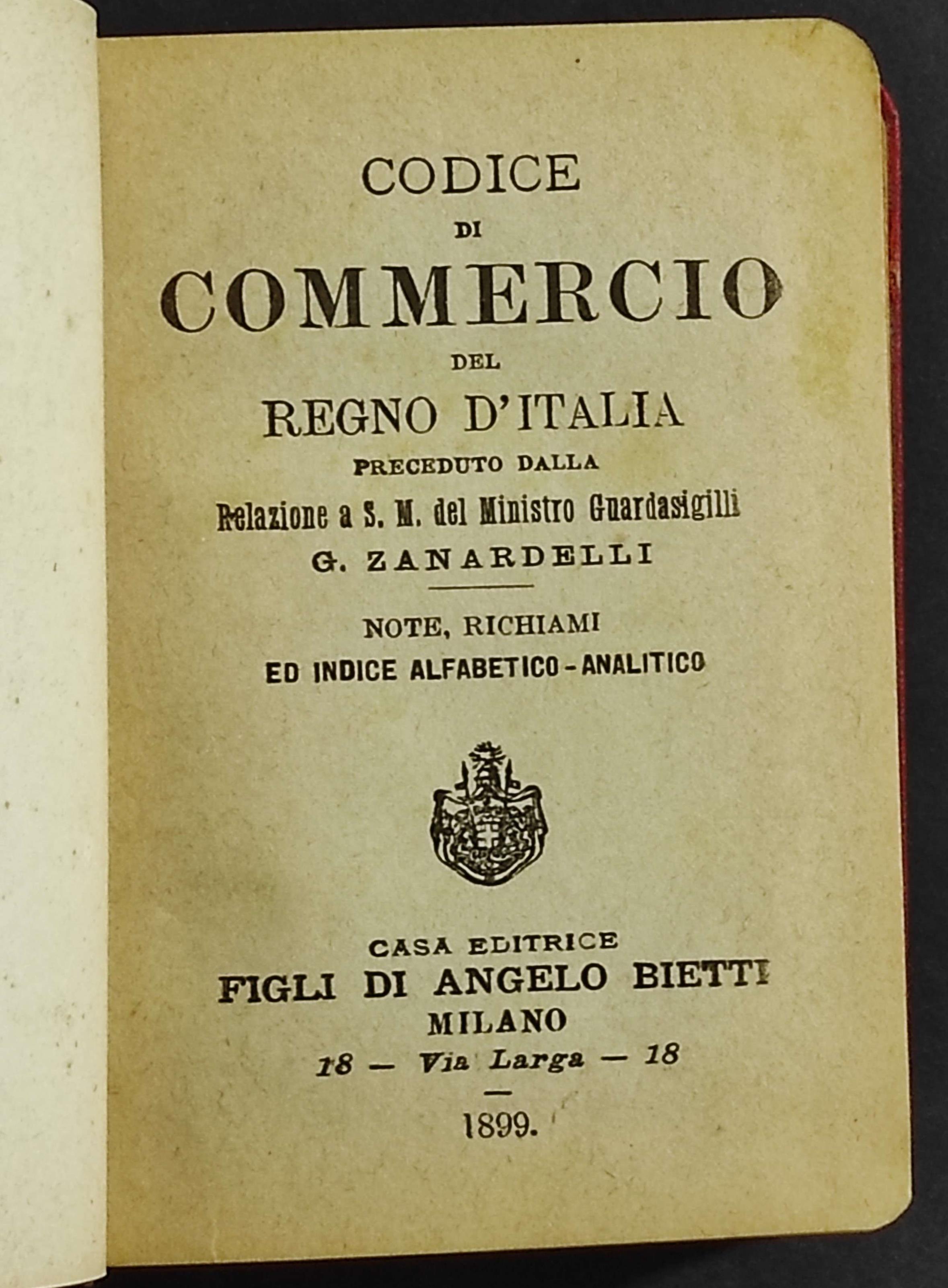 Codice di Commercio del Regno d'Italia