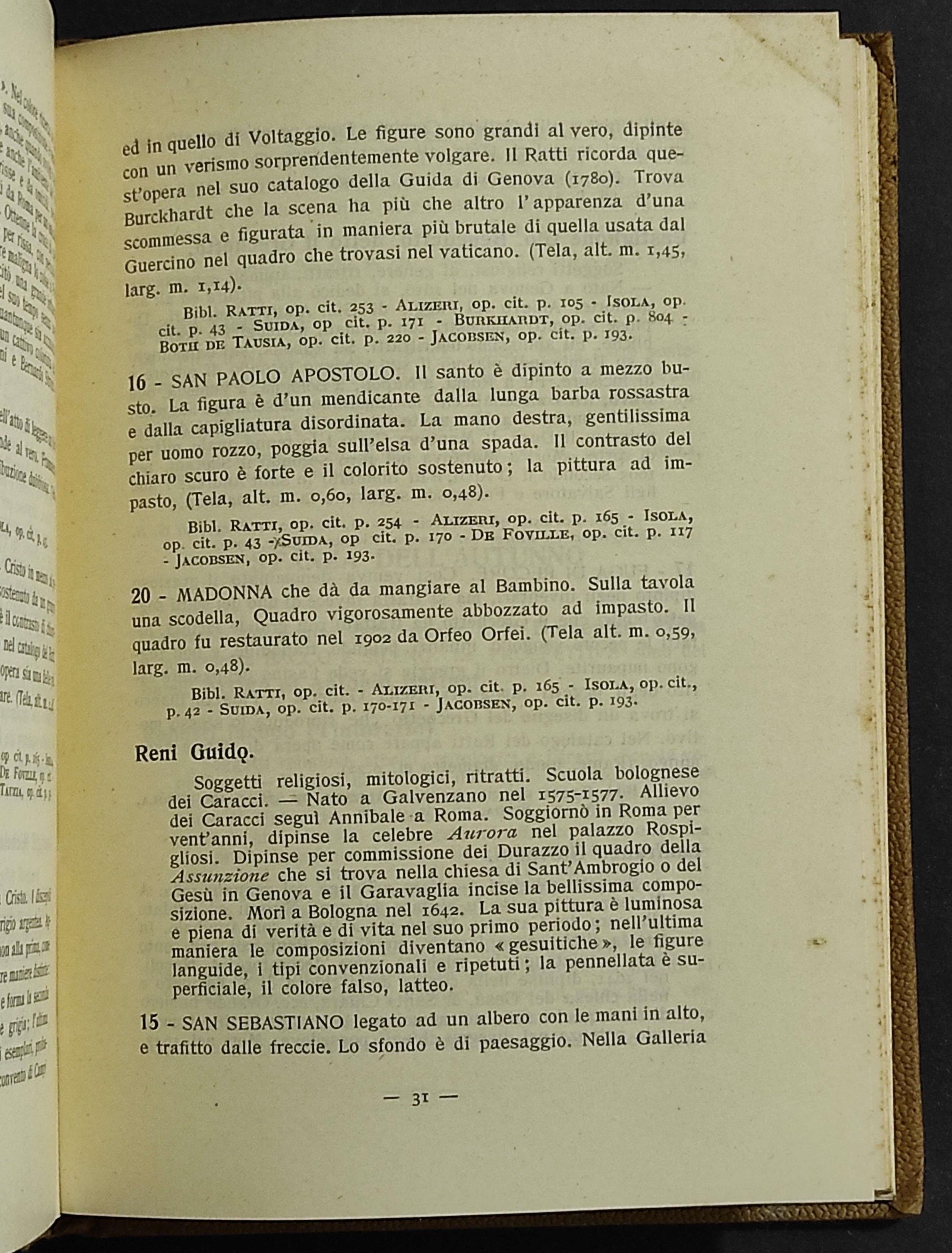 Catalogo della Galleria di Palazzo Rosso