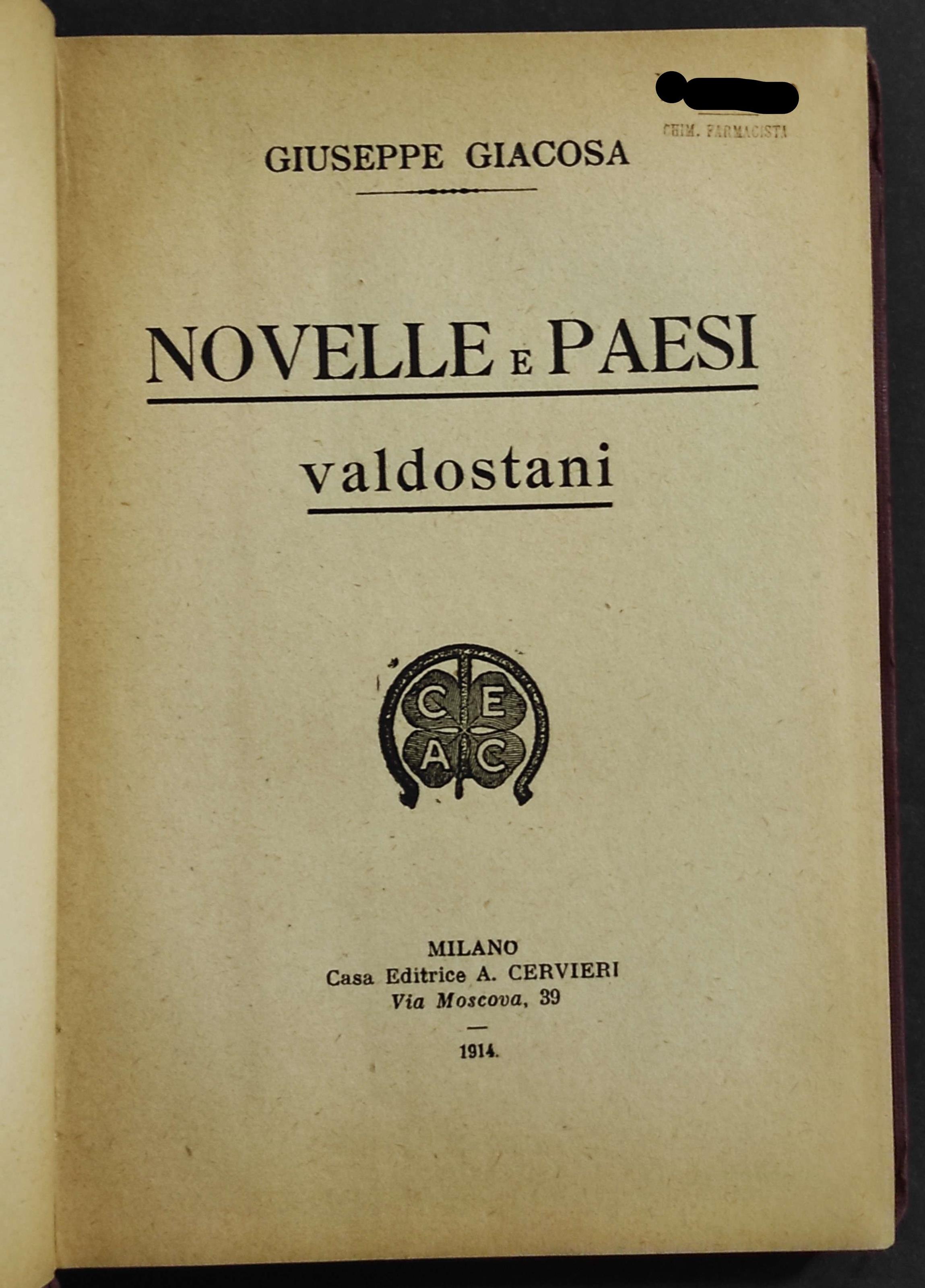 Novelle e Paesi Valdostani