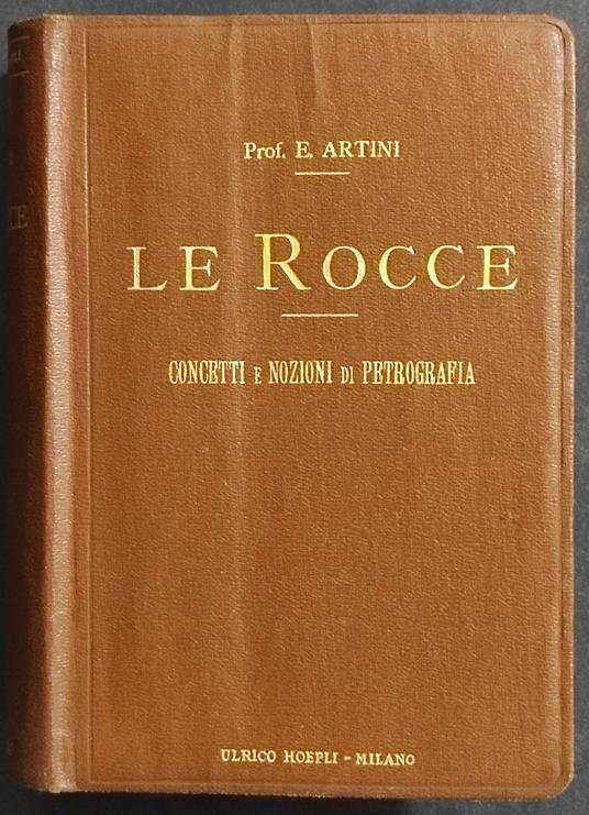 Le Rocce - Ettore Artini - copertina