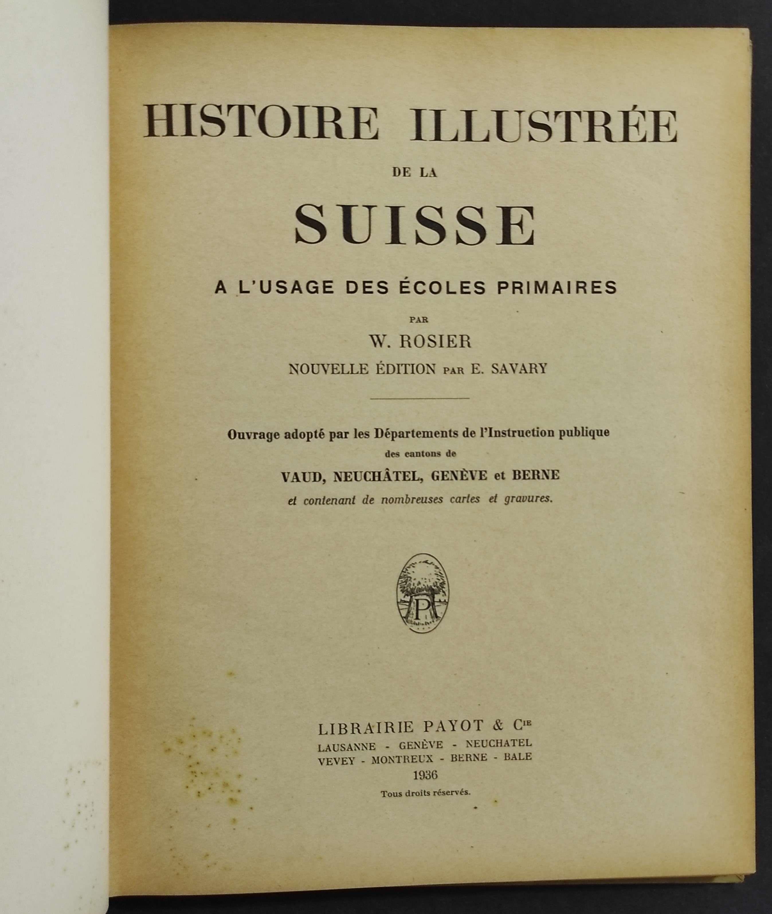 Histoire Illustrée de la Suisse