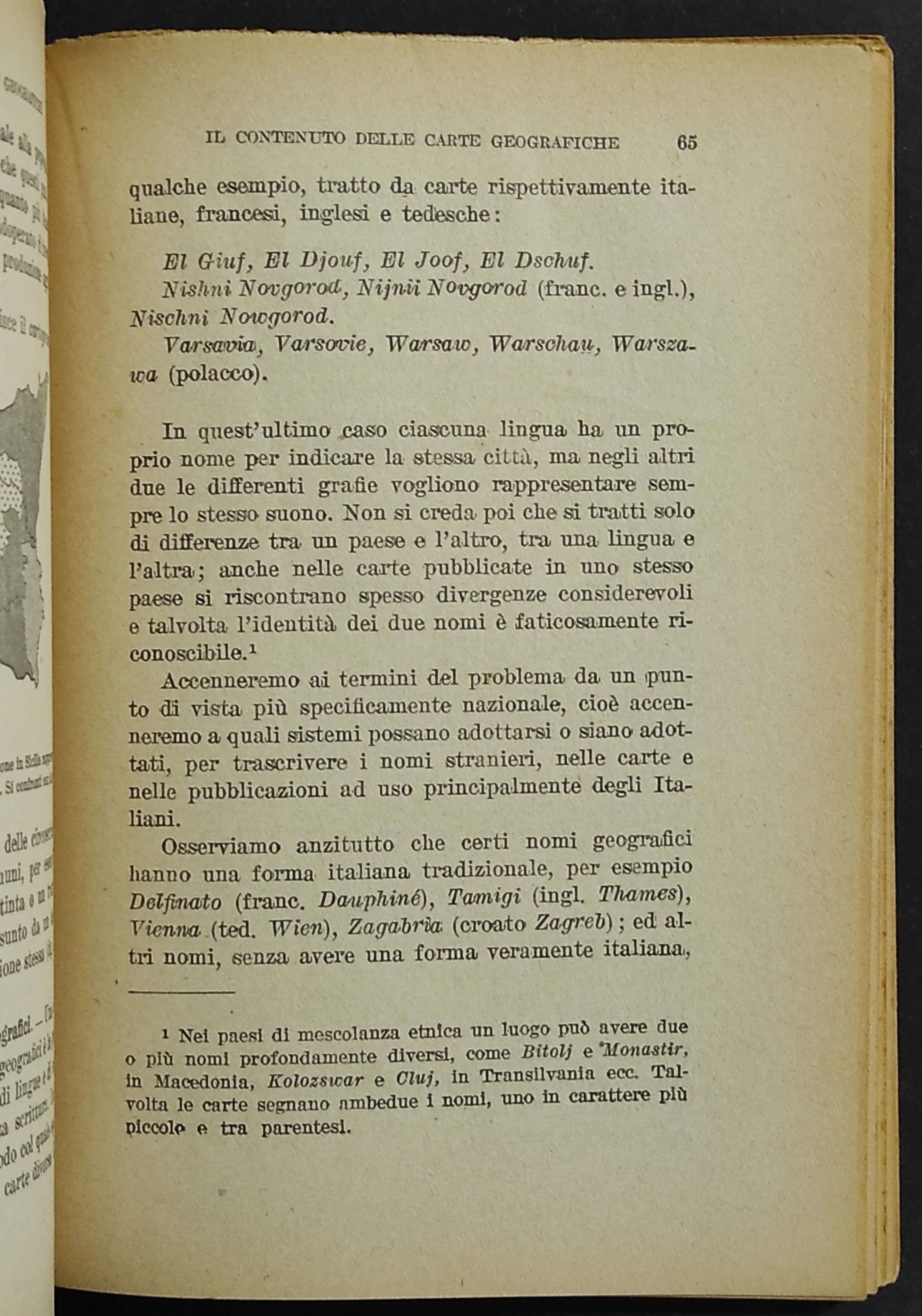 La Lettura delle Carte Geografiche