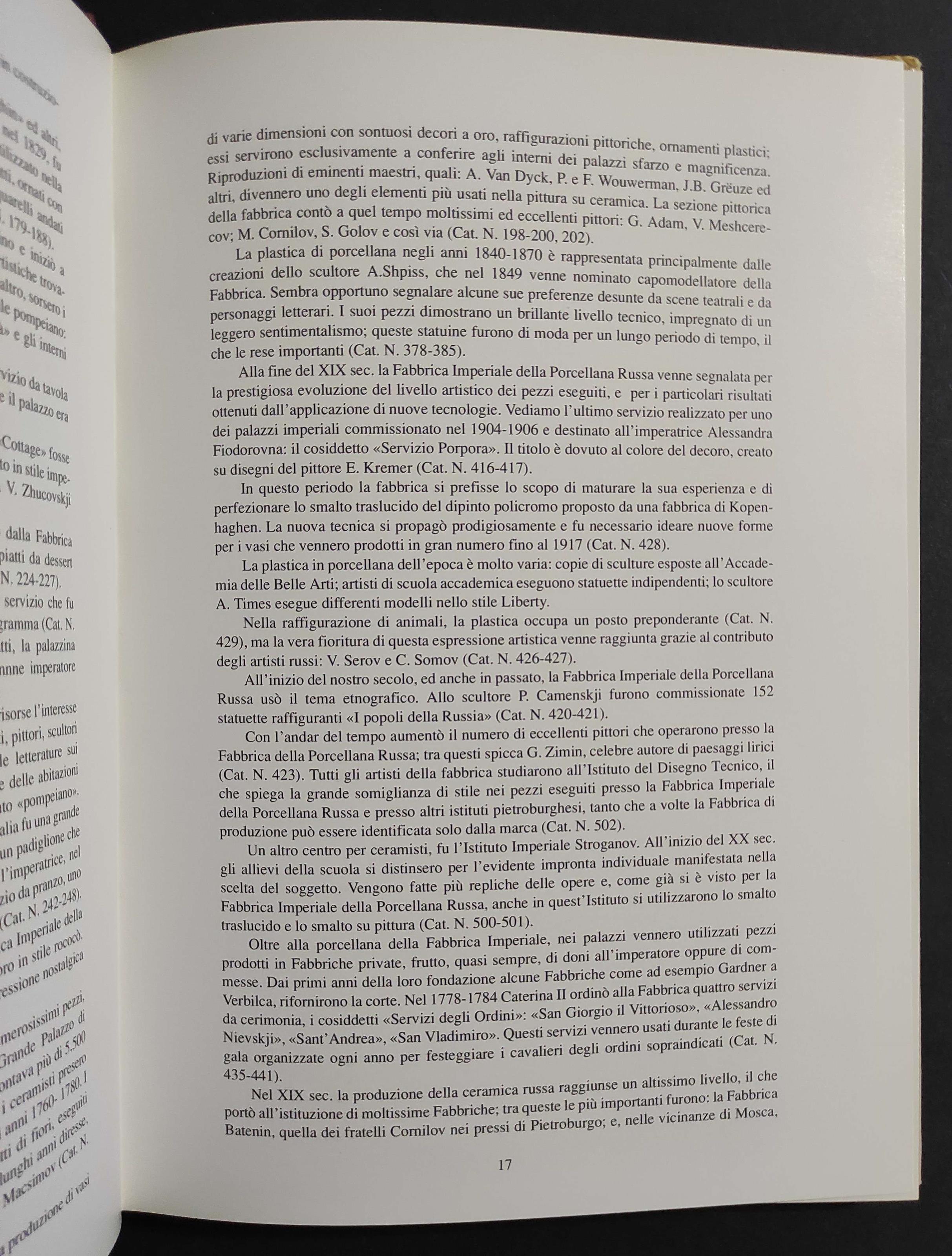 Le Porcellane Imperiali Russe 1744-1917