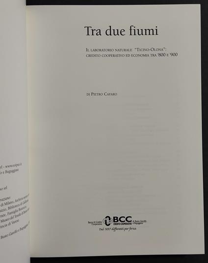 Tra due Fiumi - Pietro Cafaro - copertina