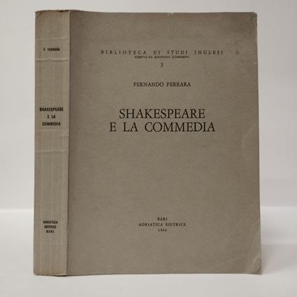Shakespeare e la commedia - Fernando Ferrara - copertina