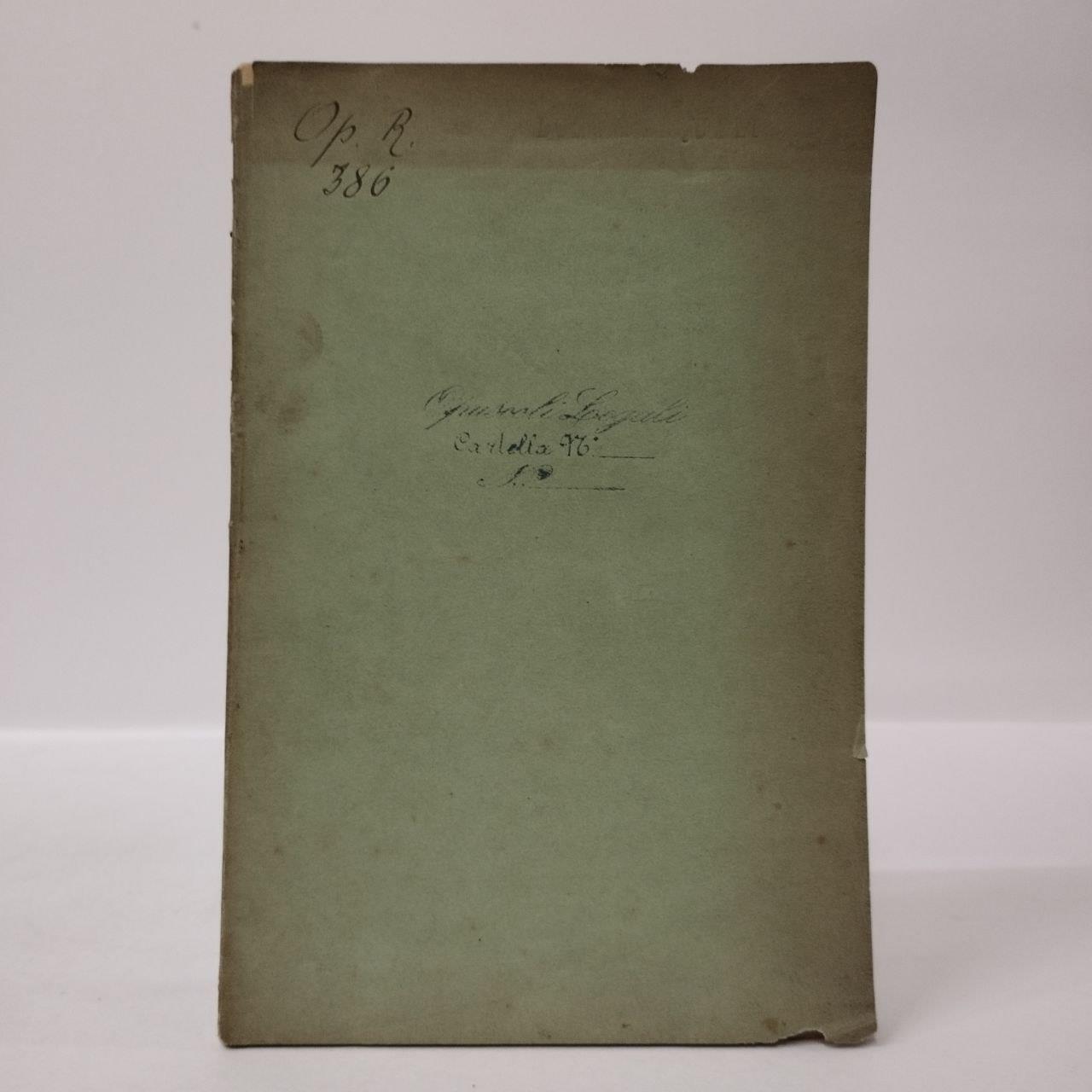 Risorgimento ed avvenire della scienza criminale