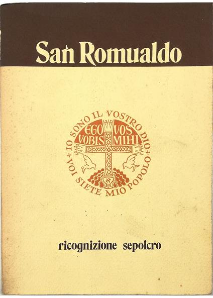 San Romualdo Ricognizione sepolcro - copertina