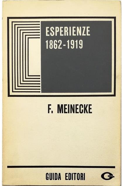 Esperienze 1862-1919 - copertina