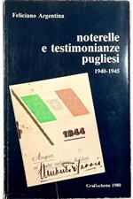 Noterelle e testimonianze pugliesi 1940-1945