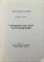 L' atteggiamento della Chiesa nei confronti degli Ebrei dal XV al XVIII secolo