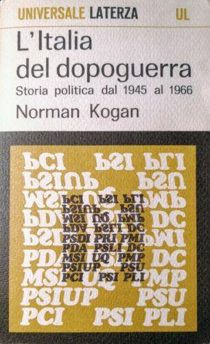 L' Italia nel dopoguerra - Norman Kogan - copertina
