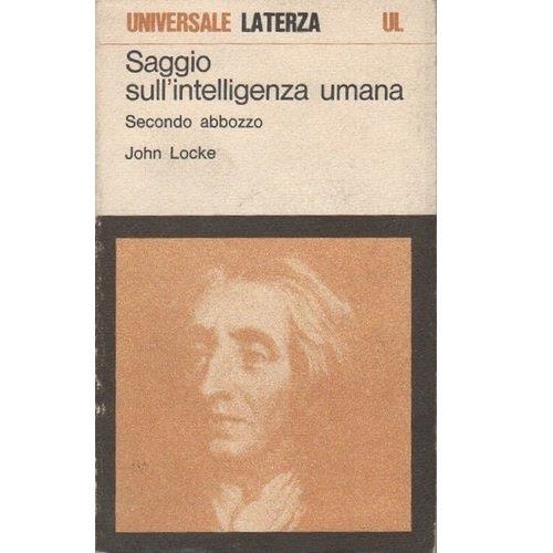 Saggio sull'intelligenza umana. Secondo abbozzo - John Locke - copertina
