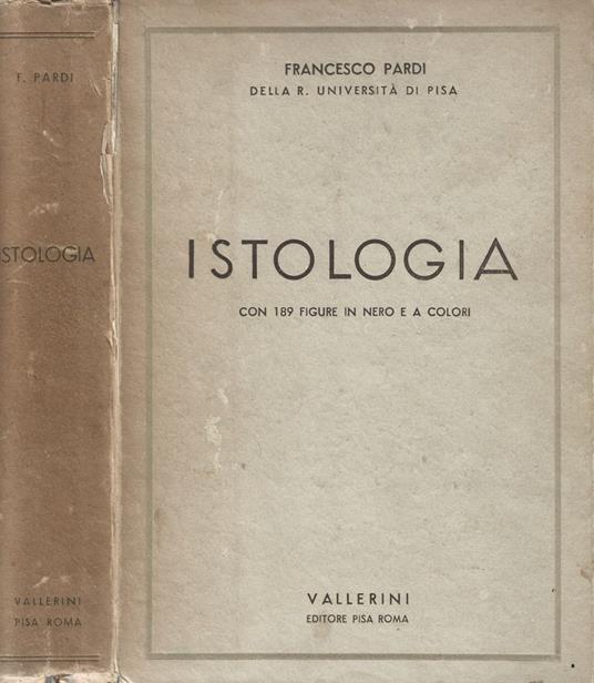 Istologia - Francesco Pardi - copertina