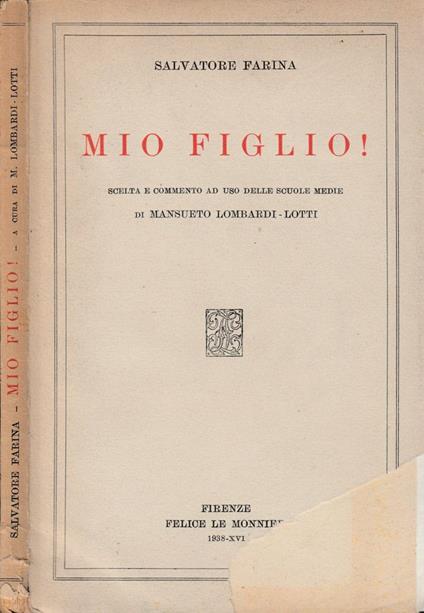 Mio figlio! - Salvatore Farina - copertina