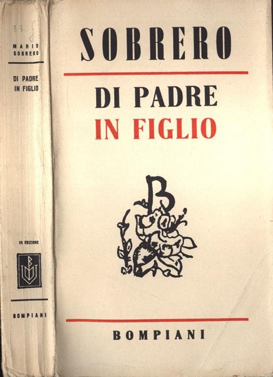 Di padre in figlio - Mario Sobrero - copertina