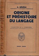 Origine et prehistoire du langage